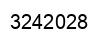 Number 3242028 black image