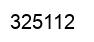 Number 325112 black image