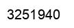 Number 3251940 black image