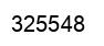 Number 325548 black image