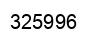 Number 325996 black image