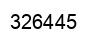 Número 326445 imagen negro
