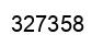 Number 327358 black image
