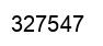 Number 327547 black image