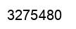 Number 3275480 black image
