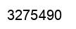 Number 3275490 black image