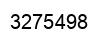 Number 3275498 black image