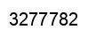 Number 3277782 black image