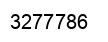 Number 3277786 black image