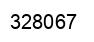 Number 328067 black image