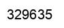 Number 329635 black image
