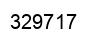 Number 329717 black image