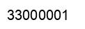 Number 33000001 black image