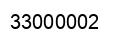 Number 33000002 black image