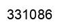 Number 331086 black image