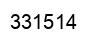 Number 331514 black image