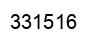 Number 331516 black image