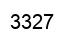 Number 3327 black image