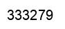 Number 333279 black image
