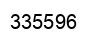 Number 335596 black image