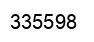 Number 335598 black image