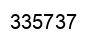 Number 335737 black image