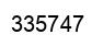 Number 335747 black image