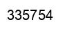 Number 335754 black image
