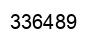 Número 336489 imagen negro