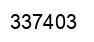 Number 337403 black image