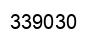 Number 339030 black image