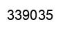 Number 339035 black image