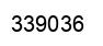 Number 339036 black image