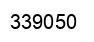 Number 339050 black image