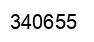 Number 340655 black image