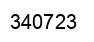 Number 340723 black image