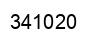 Number 341020 black image