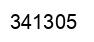 Number 341305 black image