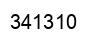 Number 341310 black image