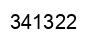 Número 341322 imagen negro
