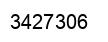Number 3427306 black image