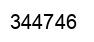 Number 344746 black image