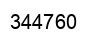 Number 344760 black image