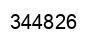 Number 344826 black image