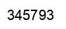 Número 345793 imagen negro