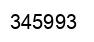 Número 345993 imagen negro