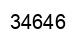 Number 34646 black image