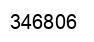 Number 346806 black image
