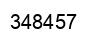 Number 348457 black image