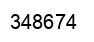 Número 348674 imagen negro